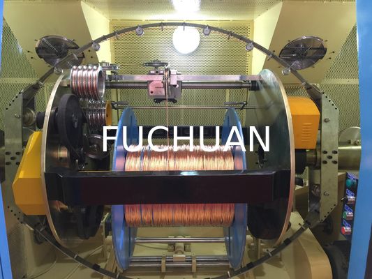 Attrezzatura per torcitura del cavo PLC della macchina per l'aggraffatrice a doppia torsione del filo di rame blu cielo