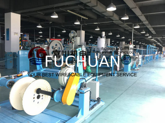 Macchina dell'estrusione del PVC del PE dell'unità di elaborazione di Fuchuan, linea BVR dell'espulsore del cavo della BV per il diametro 5-20mm del cavo