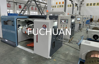 Macchina per la formazione di trefoli di filo di rame nudo con cambio elettrico del passo, direzione di torsione S o Z e sistema di controllo PLC