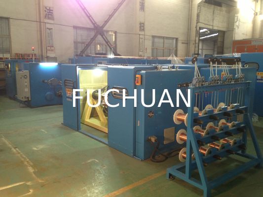 FUCHUAN 4000 Twist Copper Wire Bunching Machine Touch Screen Operato 19 Pcs