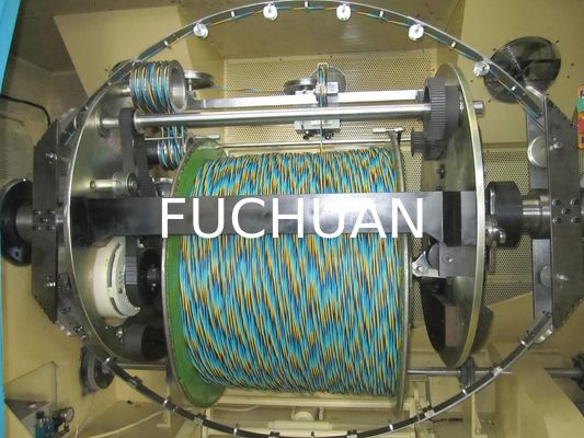 Macchina per ritortura di fili di rame nudo a doppia torsione con controllo computerizzato