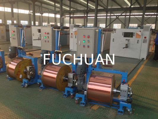 Macchina per fasciatura di fili a svolgimento normale, fascettatrice con motore da 1,5 Kw e controllo pneumatico della tensione