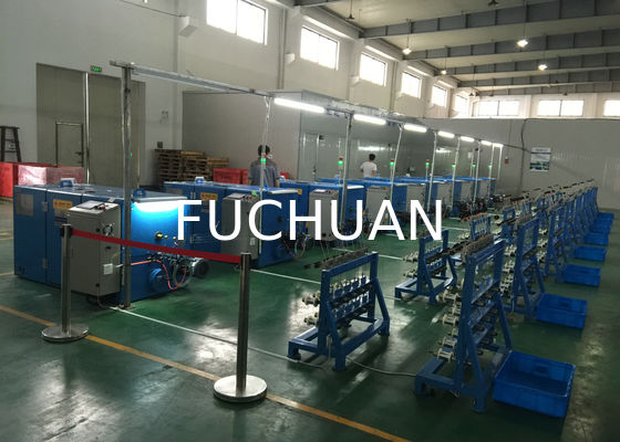 0.03mm Copper Wire Twisting Machine 24 Zone Double Twist Buncher Equipaggiamento