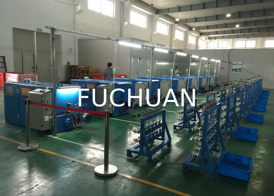 0.03mm Copper Wire Twisting Machine 24 Zone Double Twist Buncher Equipaggiamento