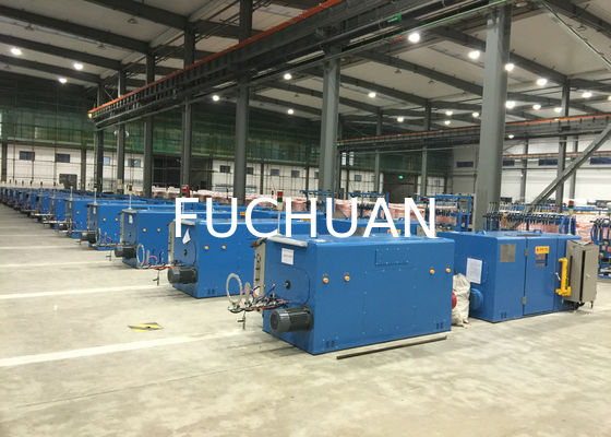 4000 giri al minuto macchina di torsione di filo di rame in lega S Lay Sky Blue Stranding Equipment