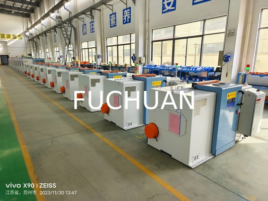 Fuchuan High Speed Double Twisting Stranding Machine Buncher con piattaforme elettroniche