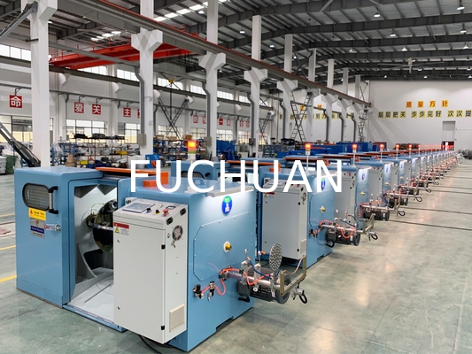 Fuchuan High Speed Double Twisting Stranding Machine Buncher con piattaforme elettroniche