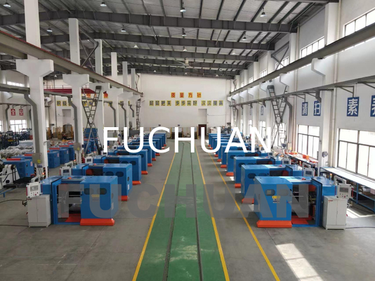 Fuchuan High Speed Double Twisting Stranding Machine Buncher con piattaforme elettroniche
