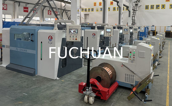 Fuchuan High Speed Double Twisting Stranding Machine Buncher con piattaforme elettroniche