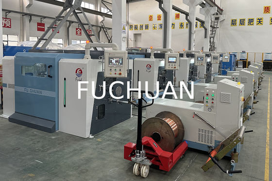 Fuchuan High Speed Double Twisting Stranding Machine Buncher con piattaforme elettroniche