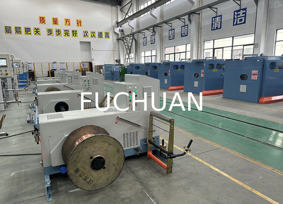 Fuchuan High Speed Double Twisting Stranding Machine Buncher con piattaforme elettroniche