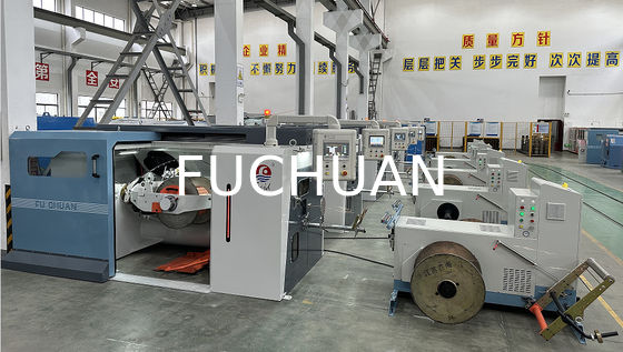 Fuchuan High Speed Double Twisting Stranding Machine Buncher con piattaforme elettroniche