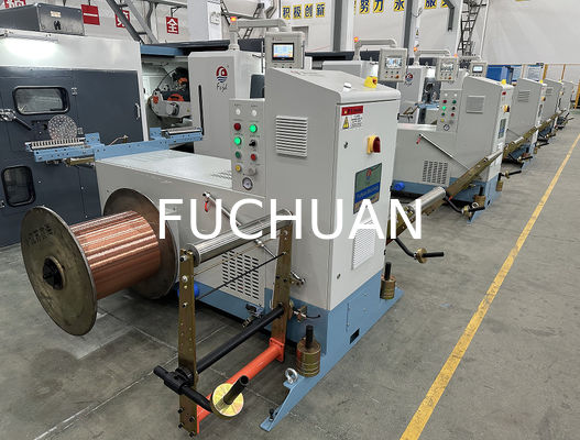 Fuchuan High Speed Double Twisting Stranding Machine Buncher con piattaforme elettroniche