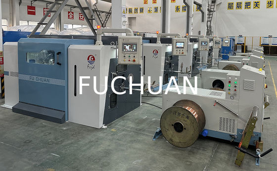 Fuchuan High Speed Double Twisting Stranding Machine Buncher con piattaforme elettroniche