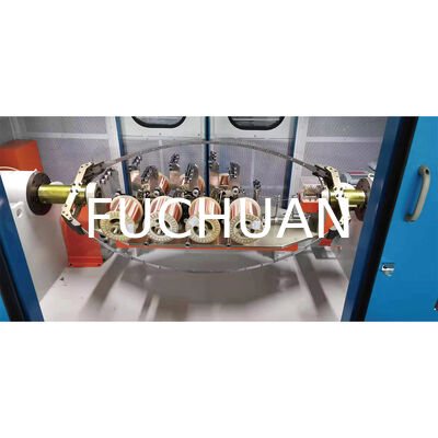 Macchina per fasciatura filo di rame classe 14 con lunghezza di passo del trefolo da 0,8 a 4,0 mm, velocità operativa da 1800 a 3000 giri/min, adatta per la lavorazione del filo