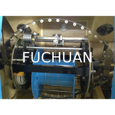 Attrezzatura di cablaggio per cordatura della macchina per l'aggraffatura del filo di rame a doppia torsione da 1000 mm Fuchuan