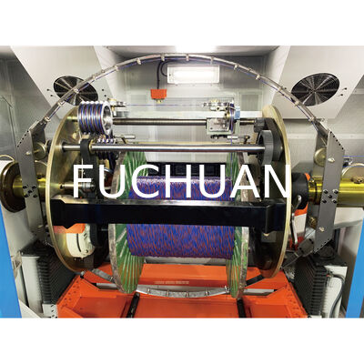 Macchina per fasciatura di filo di rame a doppia torsione da 1250 Buncher, attrezzatura ad alta velocità